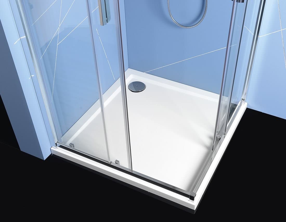 EASY LINE kabina prysznicowa narożna 900x900 mm, szkło czyste