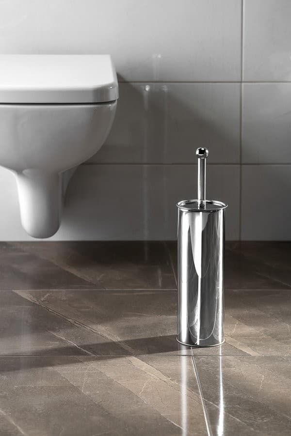SIMPLE LINE szczotka WC walcowa, polerowana stal nierdzewna