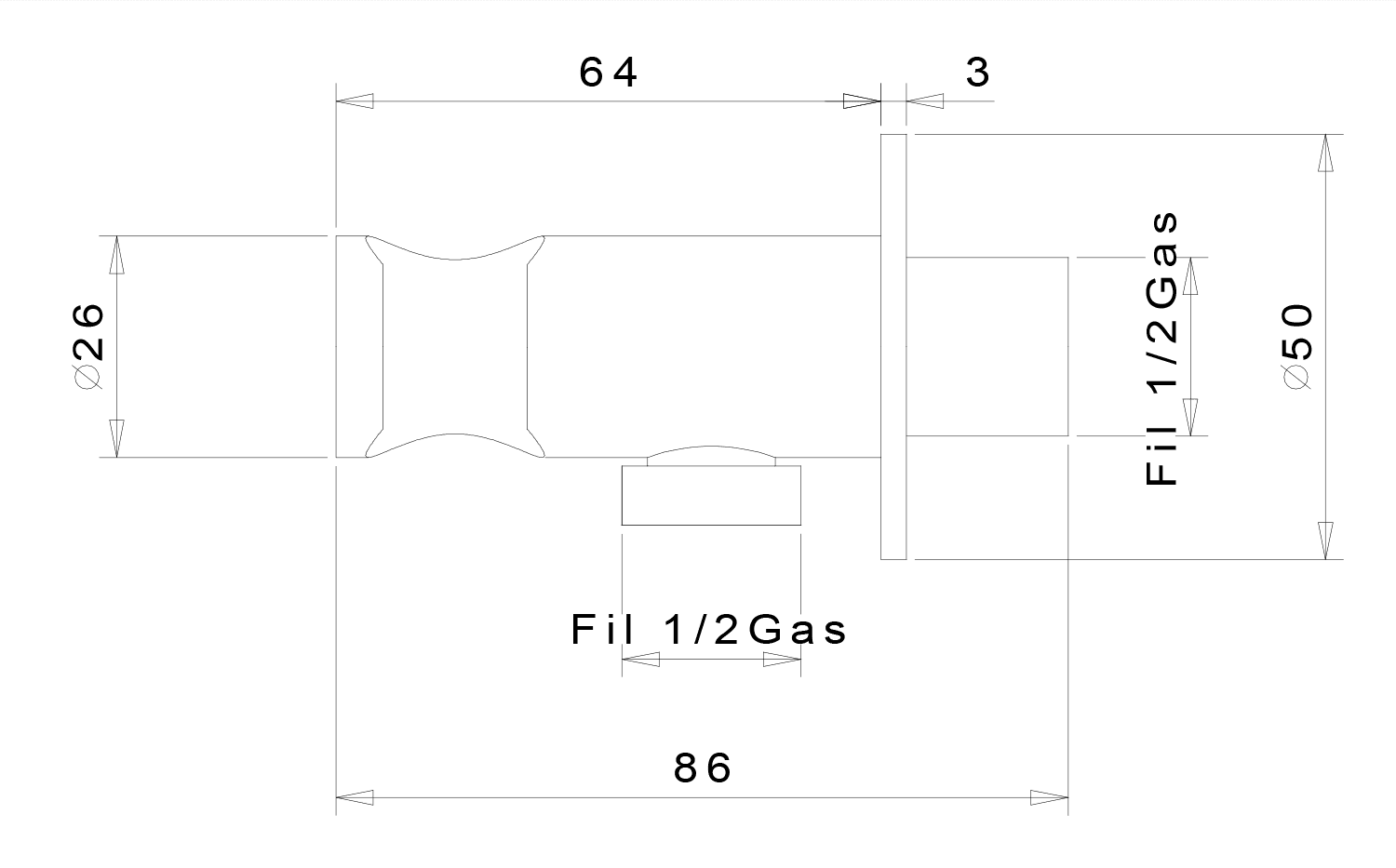 RHAPSODY bateria bidetowa podtynkowa z słuchawką, chrom