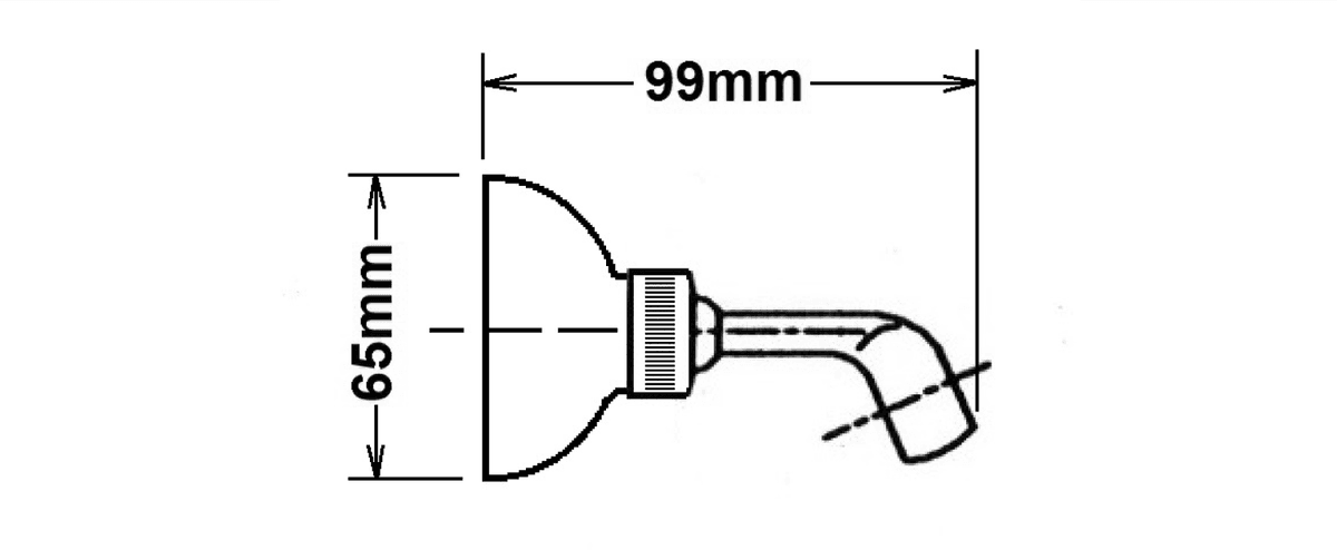 Obrotowy uchwyt prysznica nikiel szczotkowany 5016