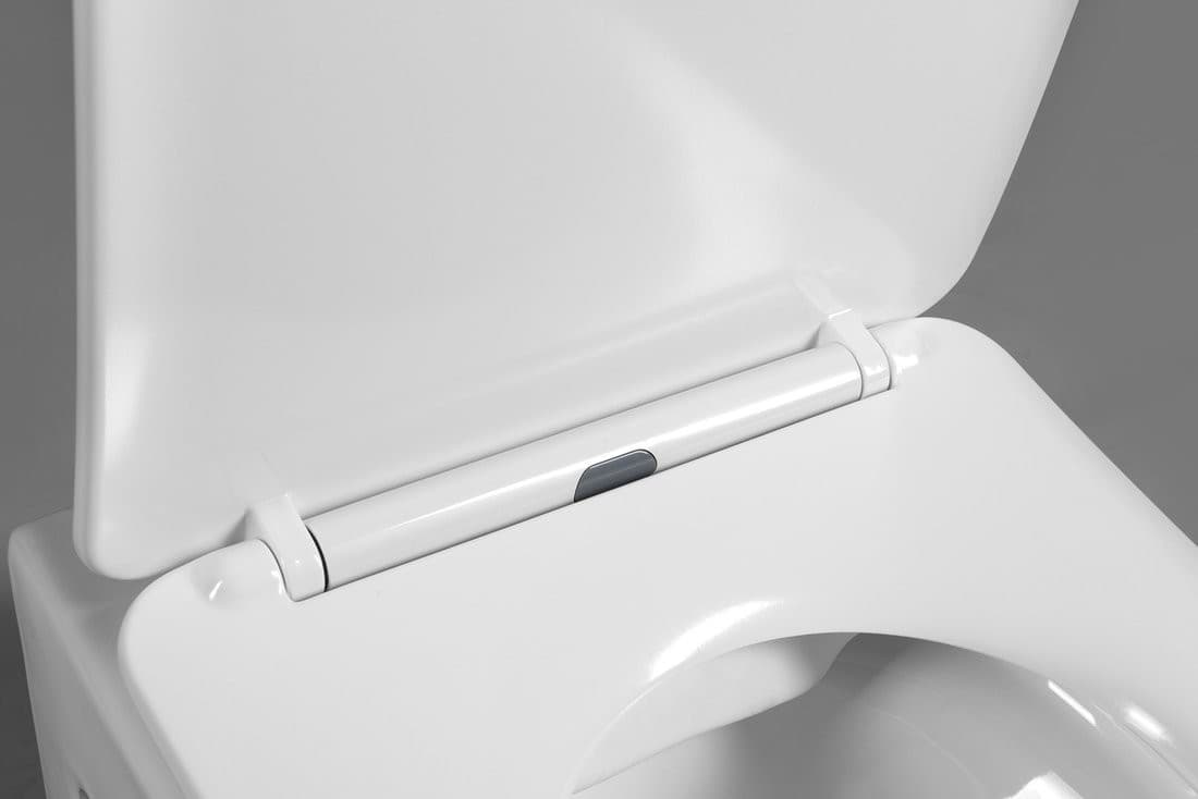 PACO deska do WC wiszącego Slim Soft Close, biała