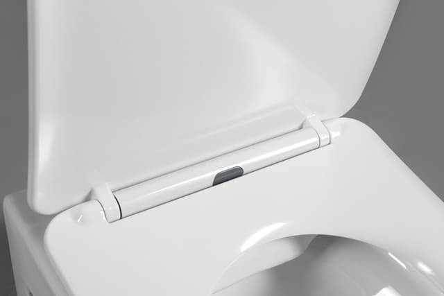 PACO deska do WC wiszącego Slim Soft Close, biała