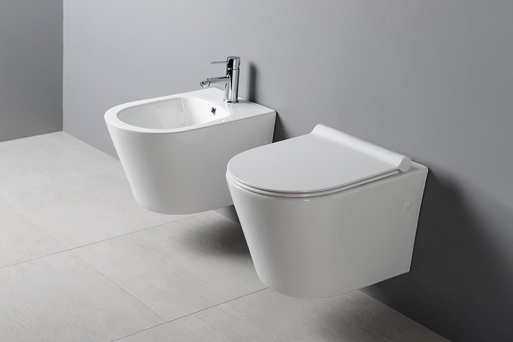 PACO bidet wiszący 36x52 cm - nowoczesny design do łazienki