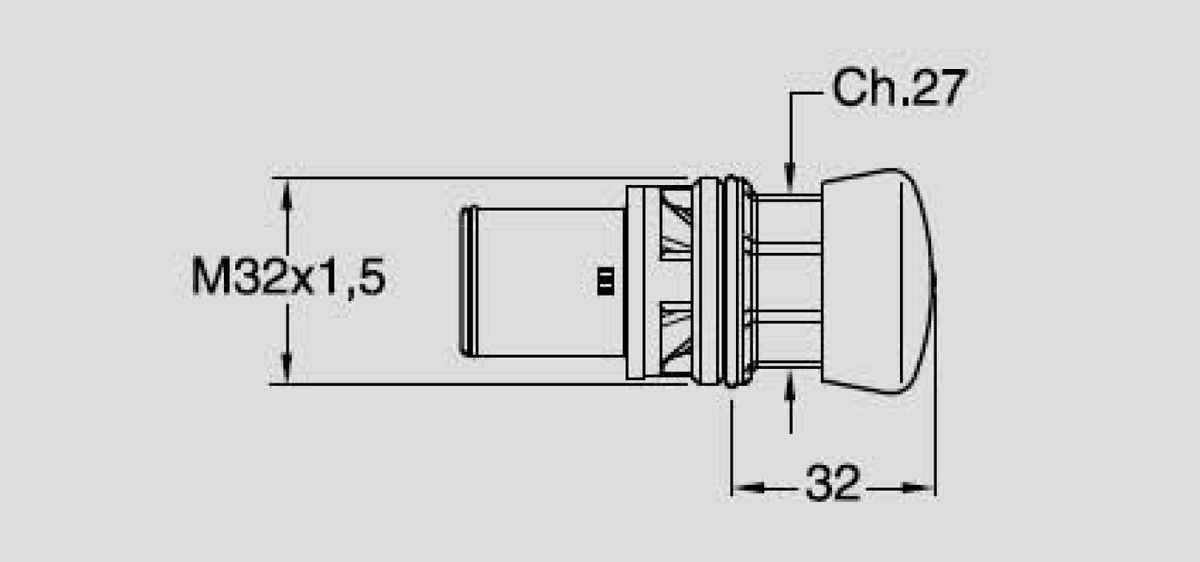 Głowica zapasowa do automatycznych zaworów QK10051