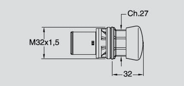 Głowica zapasowa do automatycznych zaworów QK10051