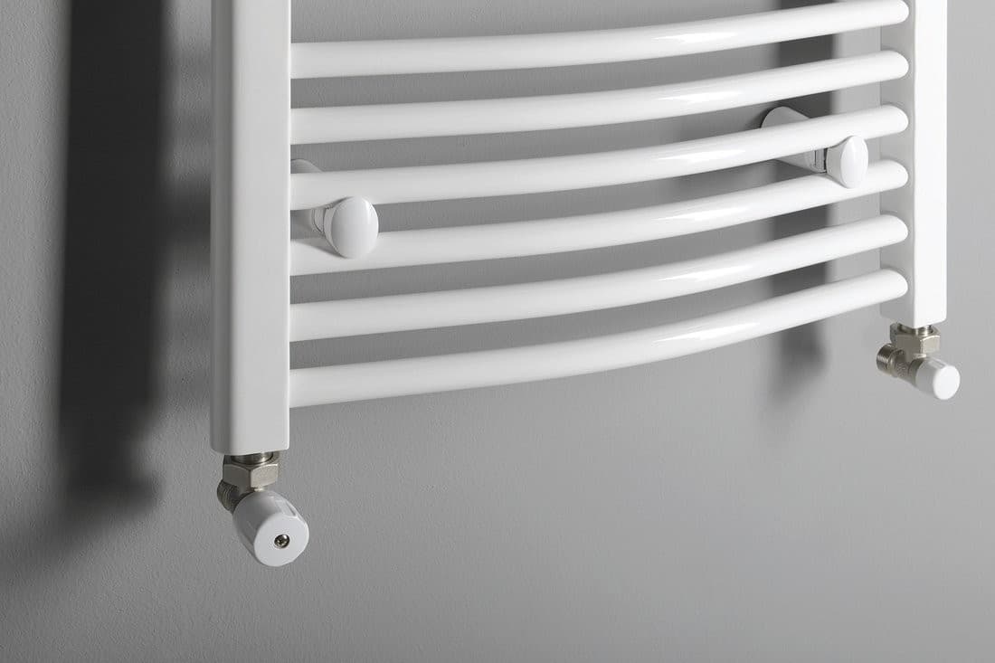 ECO zestaw przyłączeniowy niklowany z zaworem termostatycznym