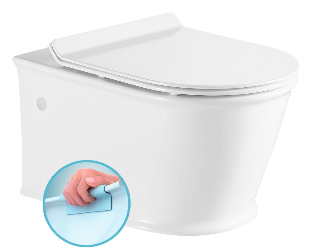 GALIA WC wiszące Rimless 37x54,5 cm