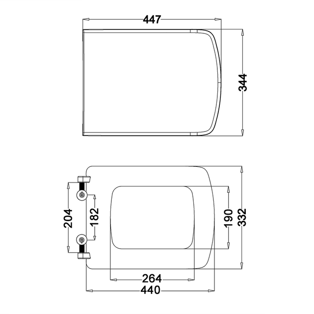 SOLUZIONE Deska WC Soft Close z Duroplastu