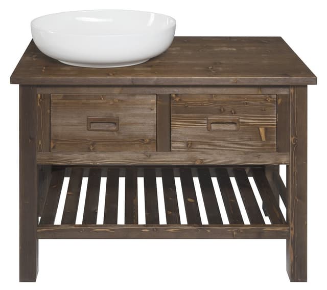 BRAND szafka pod umywalkę 100x73 cm, świerk bejcowany