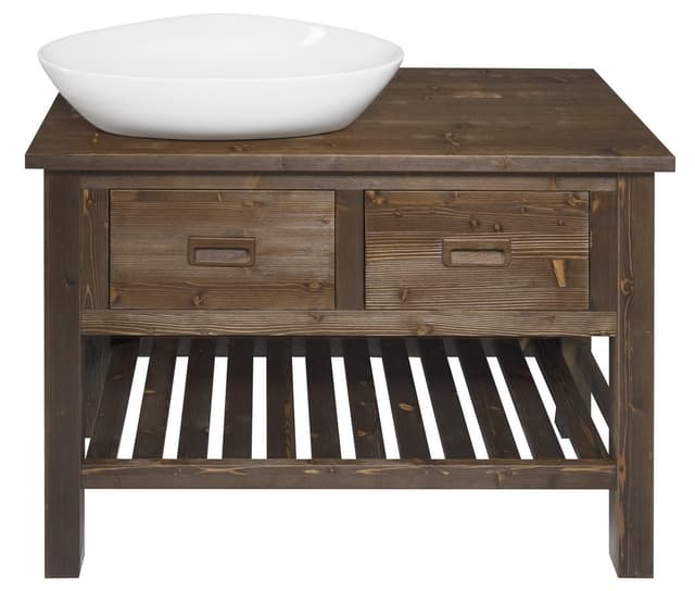 BRAND szafka pod umywalkę 100x73 cm, świerk bejcowany