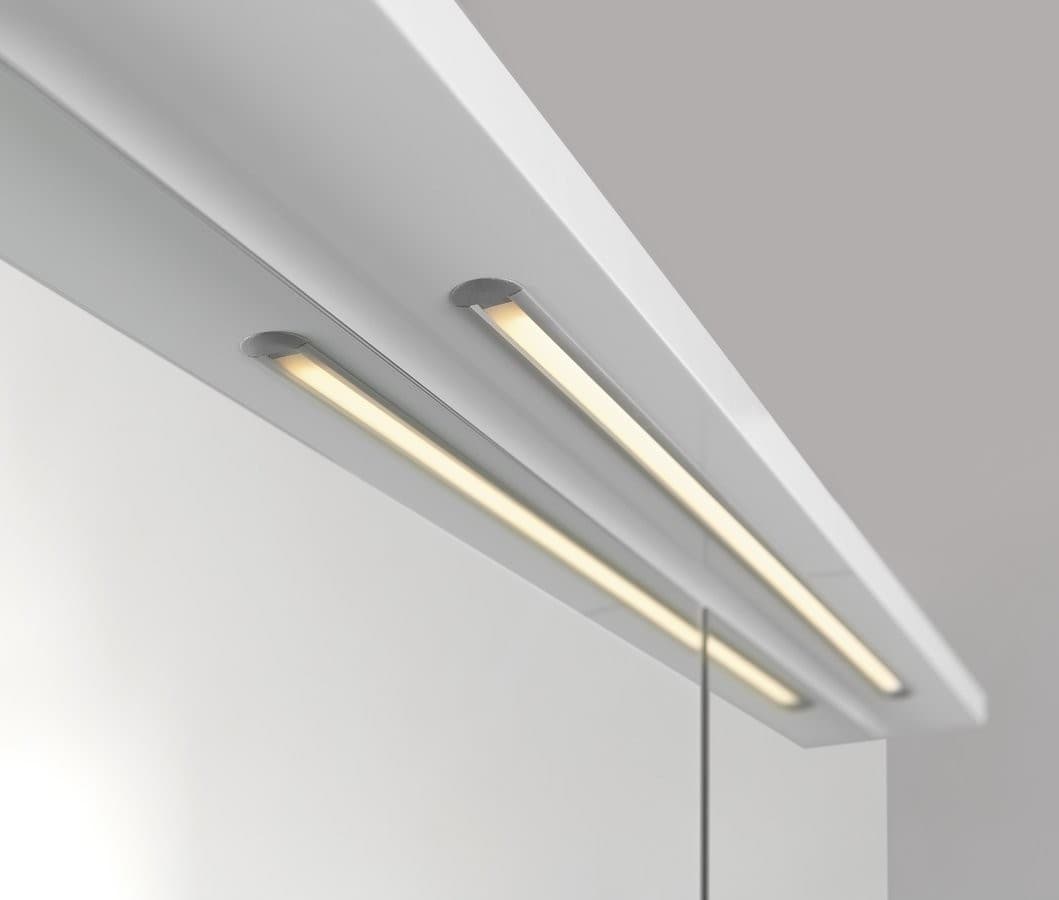 KAWA STRIP szafka z lustrem i LED 80x70x22cm