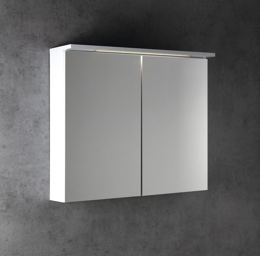 KAWA STRIP szafka z lustrem i LED 80x70x22cm