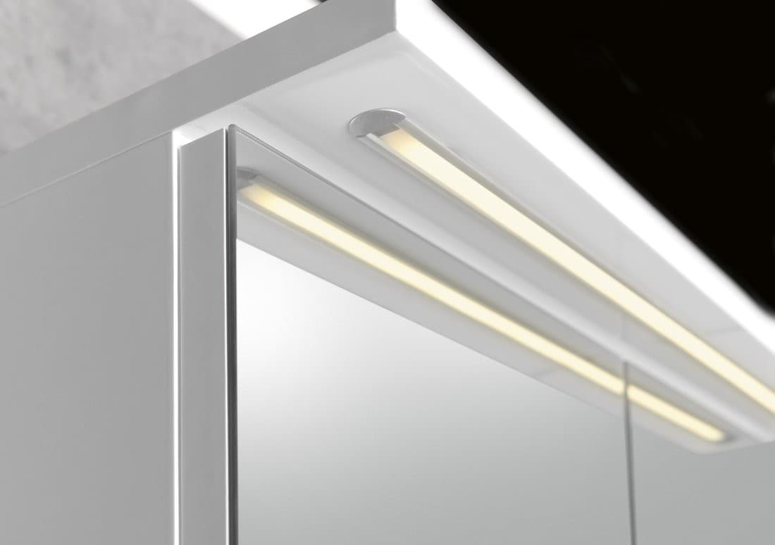 KAWA STRIP szafka z lustrem i oświetleniem LED 60x70