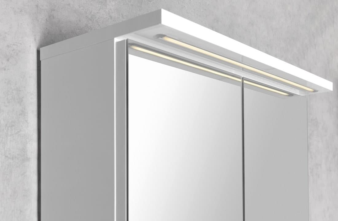 KAWA STRIP szafka z lustrem i oświetleniem LED 60x70