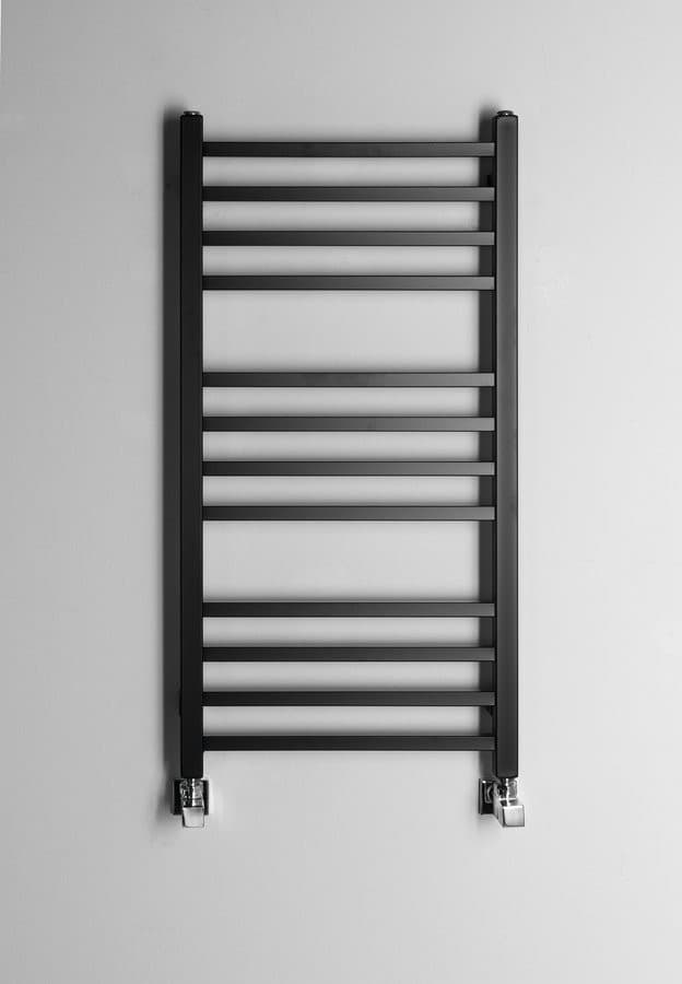 METRO grzejnik łazienkowy 450x890 mm, czarny mat drabinkowy