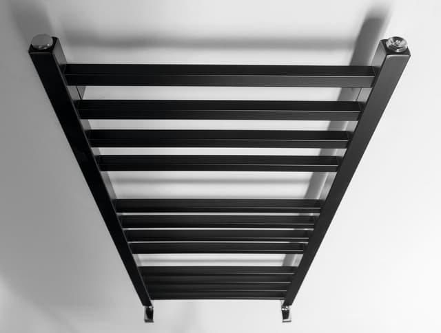 METRO grzejnik łazienkowy 450x890 mm, czarny mat drabinkowy