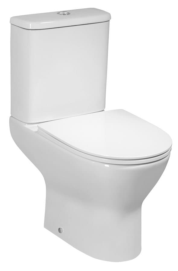DARIO RIMLESS kompakt WC, odpływ poziomy/pionowy