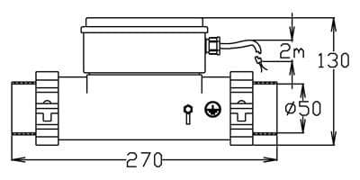 Ogrzewanie 1500 W IP 25 ze stali nierdzewnej AISI304