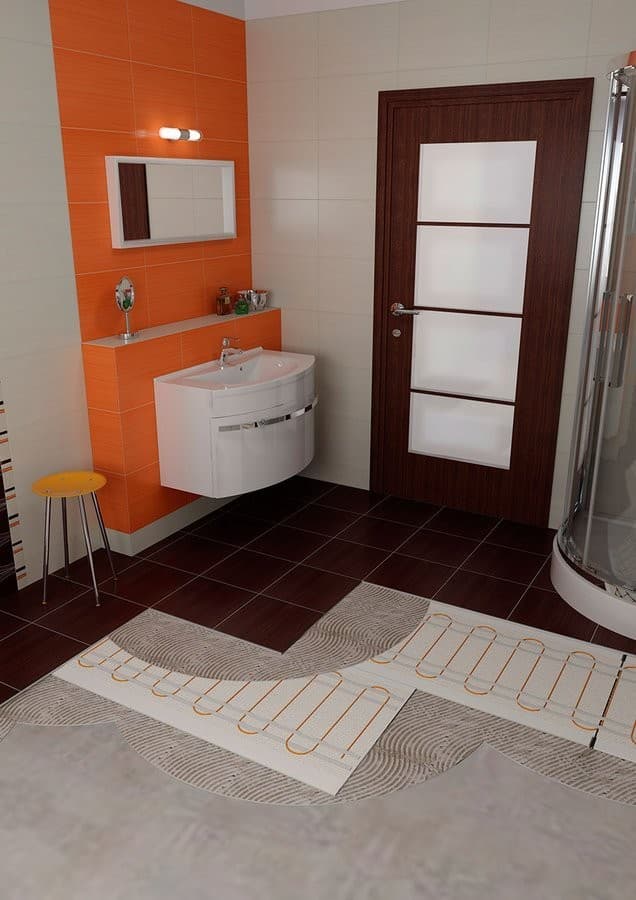 WARM TILES kabel grzejny dwużyłowy 1300W, 8,1-10 m2