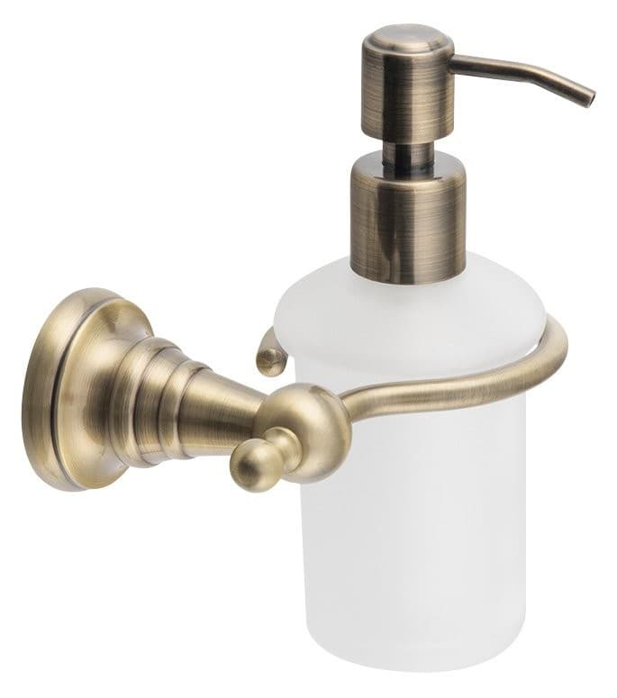 DIAMOND dozownik mydła 200ml, szkło mleczne