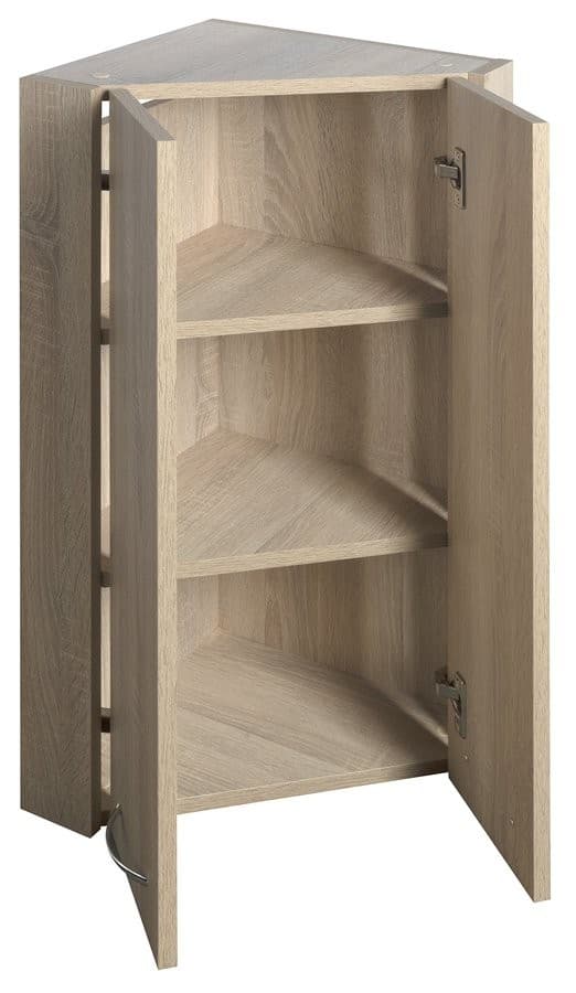 ZOJA KERAMIA FRESH szafka narożna 35x76x35cm dąb platin