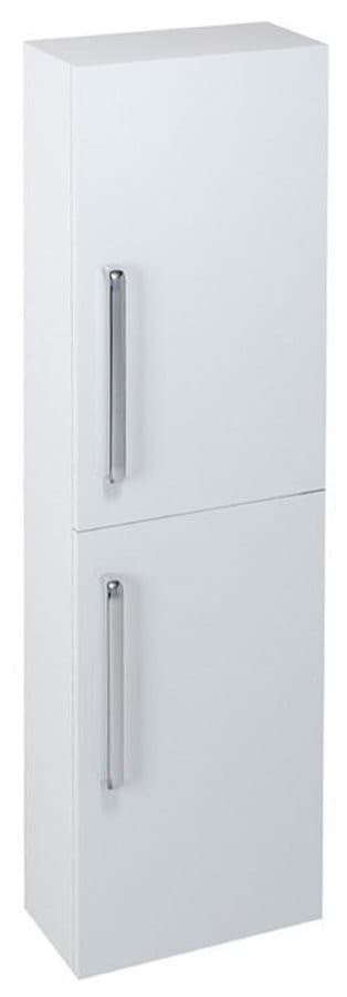 THEIA Szafka wysoka 40x138 cm z 2 drzwiczkami, biała