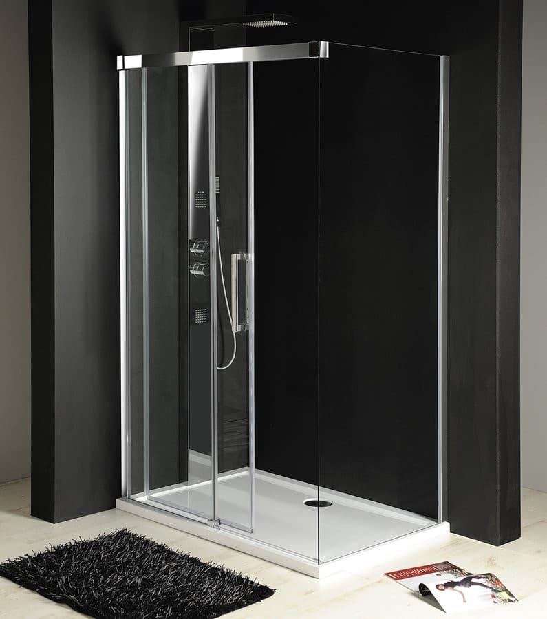 FONDURA kabina prysznicowa 140x80 cm z uniwersalnym otwieraniem