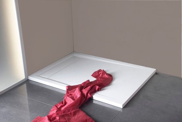 VARESA brodzik kompozytowy prostokątny 120x80cm