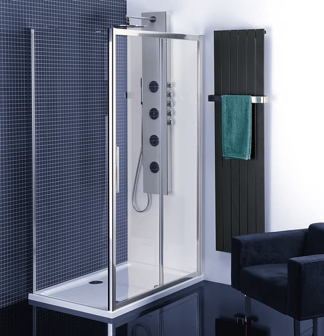 LUCIS LINE kabina prysznicowa 120x80 cm z drzwiami przesuwanymi