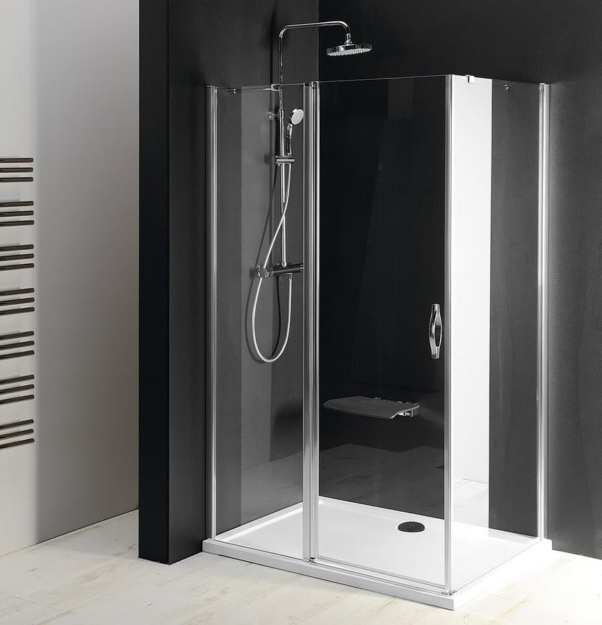 ONE kabina prysznicowa 1100x700mm, uniwersalna, Coated Glass