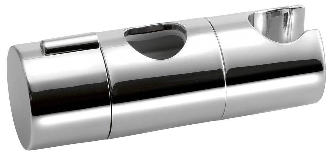 Zapasowy suwak do drążka prysznicowego 22mm, ABS i chrom