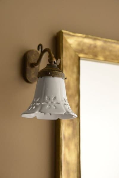 MARSALA kinkiet E14 40W, ceramiczny brązowy