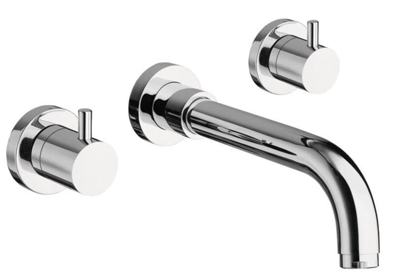 AIRTECH bateria umywalkowa podtynkowa 3-elementowa chrom