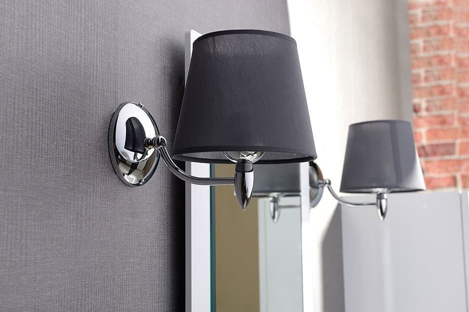 HANBO lampa ścienna E27 60W chrom