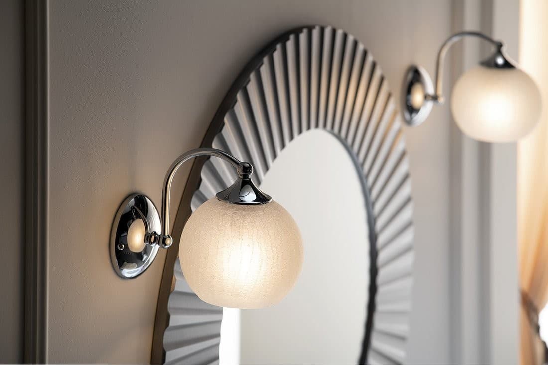VERITA lampa ścienna E27 40W, chrom – kinkiet