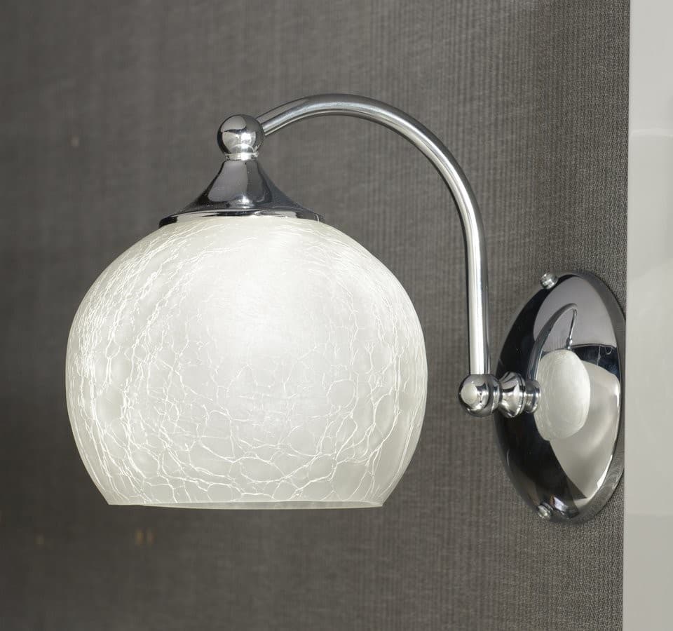 VERITA lampa ścienna E27 40W, chrom – kinkiet