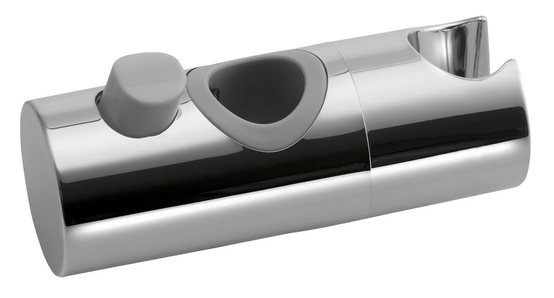 Suwak do drążka prysznicowego 21mm z ABS i chromem