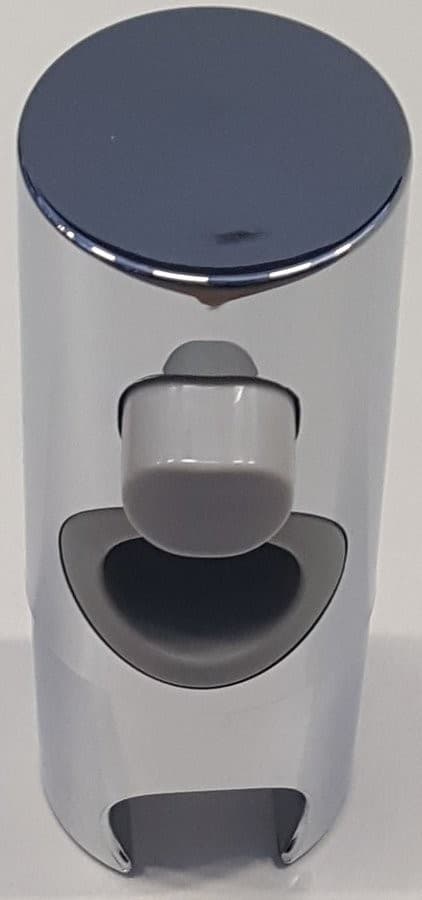 Suwak do drążka prysznicowego 21mm z ABS i chromem