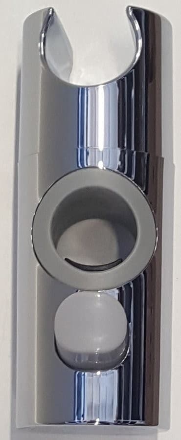 Suwak do drążka prysznicowego 21mm z ABS i chromem