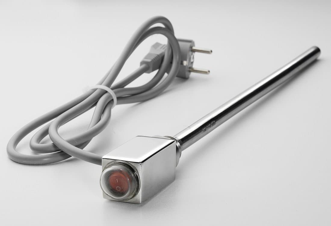 CARUSO grzałka elektryczna 300 W, stal nierdzewna matowa