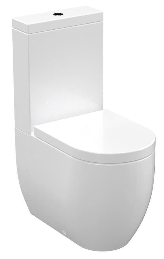 FLO kompakt WC, odpływ poziomy/pionowy, biały