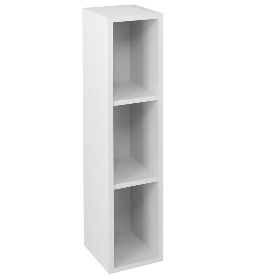 ESPACE otwarta szafka wisząca z półkami 20x94x22cm, biała