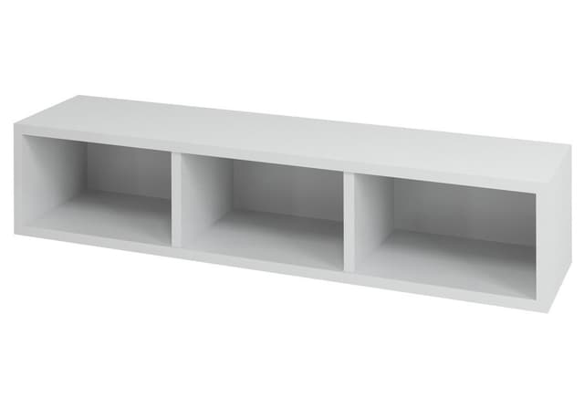 ESPACE otwarta szafka wisząca z półkami 20x94x22cm, biała