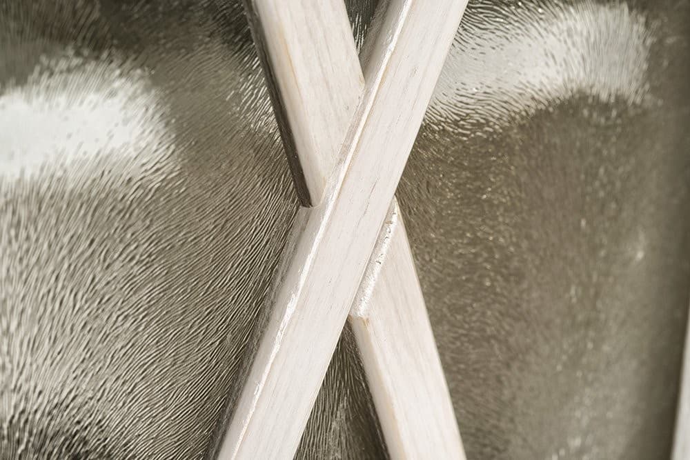 CROSS szafka wysoka 49x170x39 cm lewa starobiała