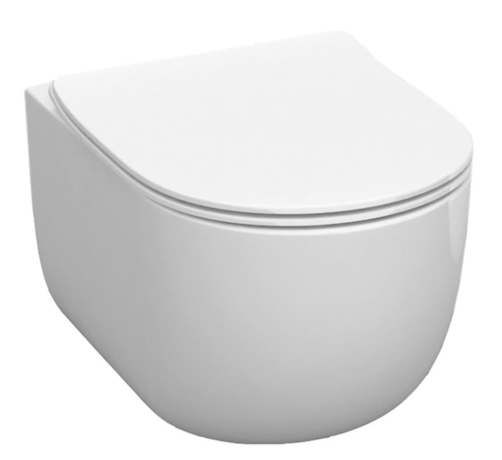 FLO WC wiszące Rimless 37x54cm toaleta bezrantowa