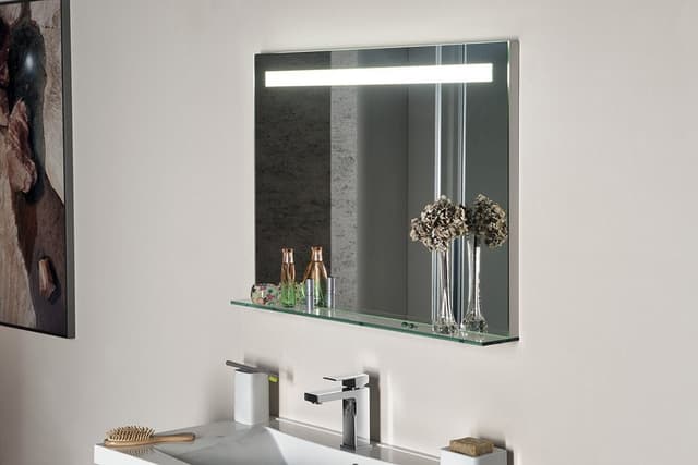 Lustro BRETO LED z półką 800x608 mm