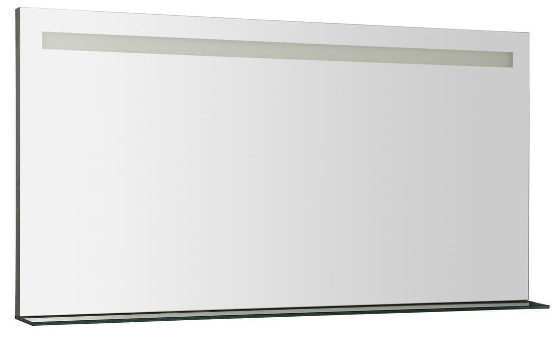 Lustro BRETO z oświetleniem LED i półką 1200x608 mm