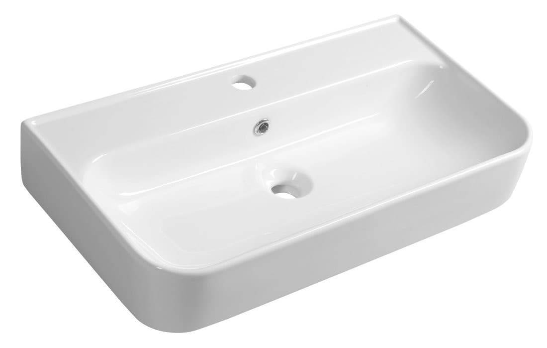 SISTEMA U umywalka ceramiczna 70x38 cm, biała