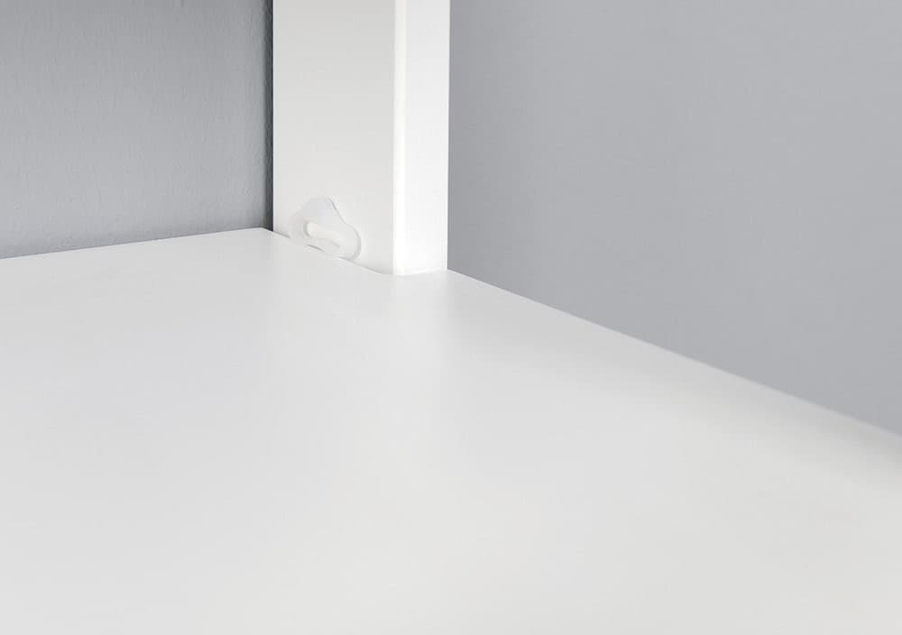 ETIDE wysoki regał łazienkowy 36x152x36 cm, biały mat