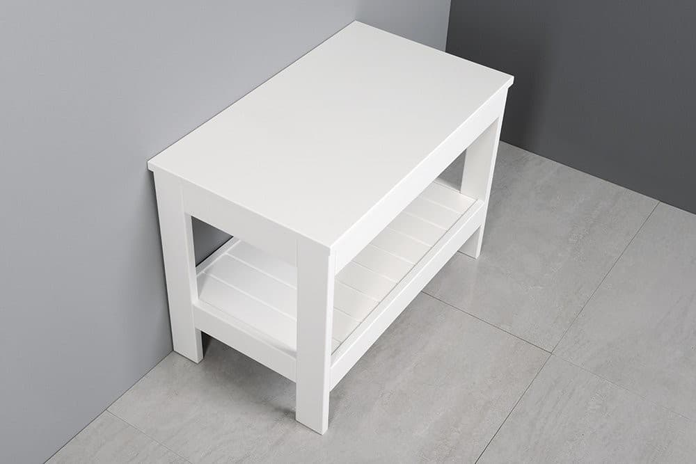 ETIDE niski regał łazienkowy 61x45x36 cm, matowa biel